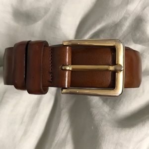 Cole Haan Shine Leather Dress Belt
